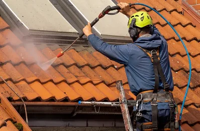 Démoussage et hydrofuge de toiture à Mauries